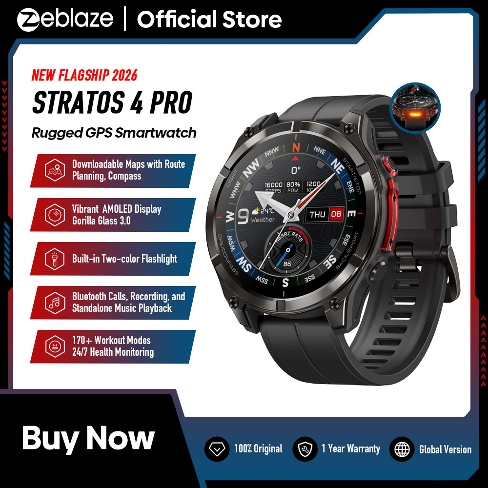 Table Tennis World - Nuevo Reloj Inteligente Zeblaze Stratos 4