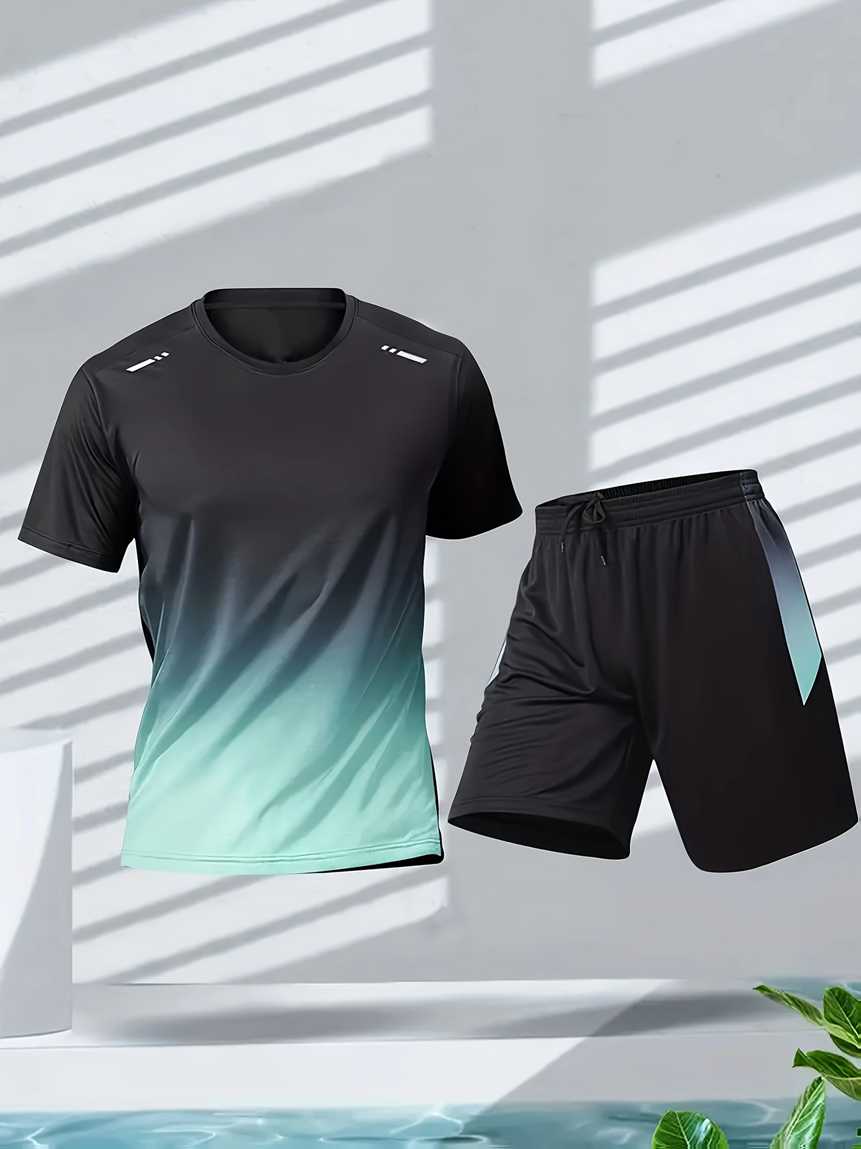Table Tennis Outfit - Ropa deportiva para hombre, mangas cortas