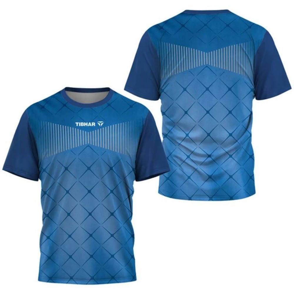 Table Tennis Outfit - Camiseta Deportiva de Manga Corta para