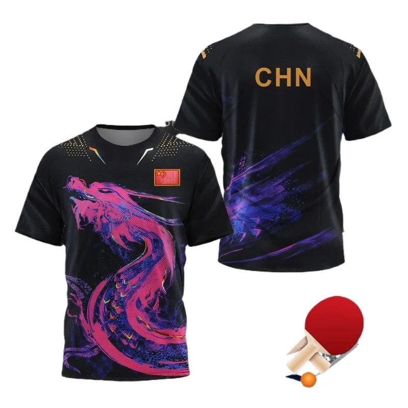 Table Tennis Outfit - Camiseta con gráfico de tenis de