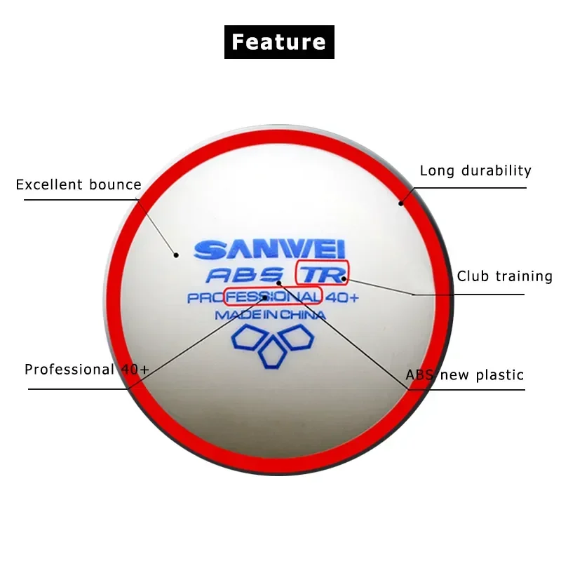 SANWEI-ABS TR Pelotas de tenis - Table Tennis Game Pc reseña y precio