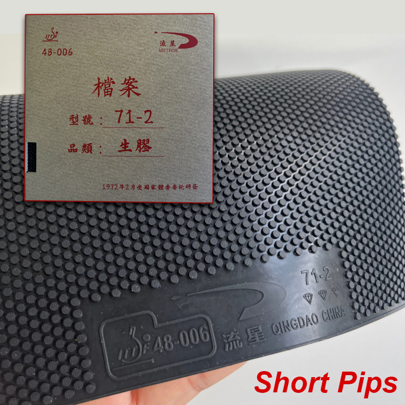 Meteor 71-2 Pips cortos de ten - Table Tennis Rubber For Defensive Players reseña y precio