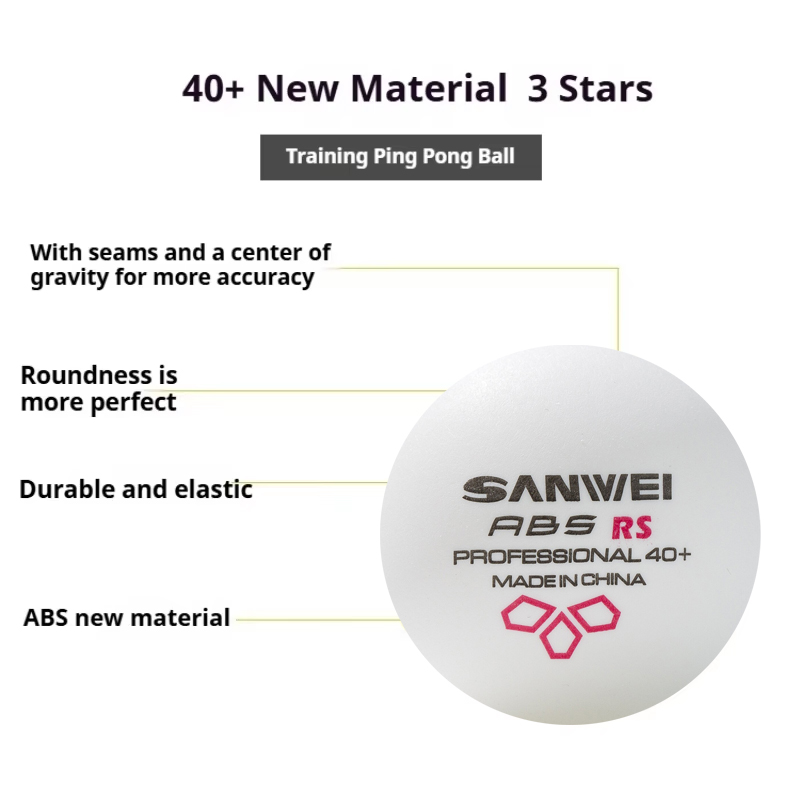 SANWEI RS40 + pelotas de tenis - Table Tennis Game Pc reseña y precio